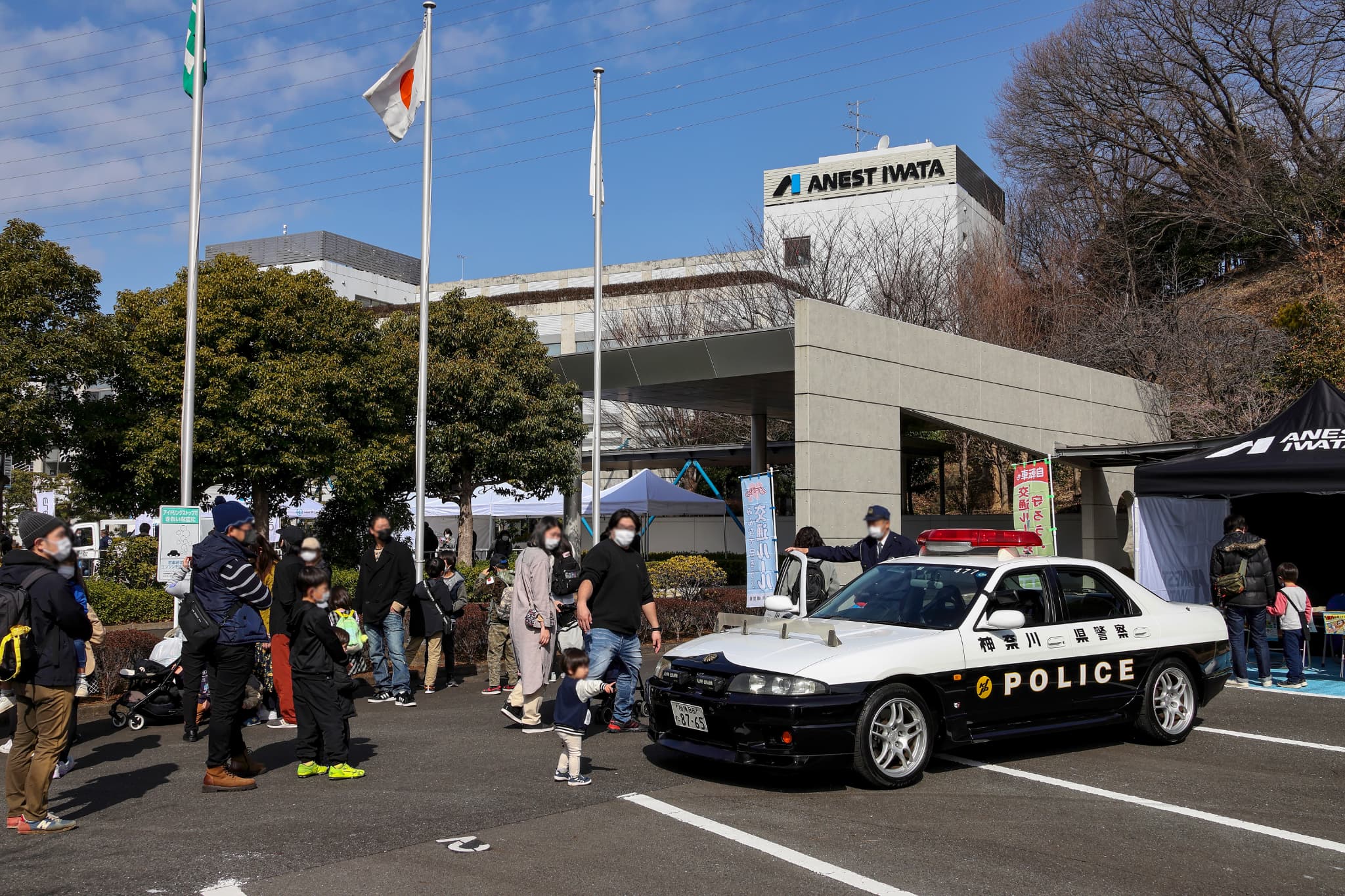 神奈川県警察様　パトカー展示（2023年）